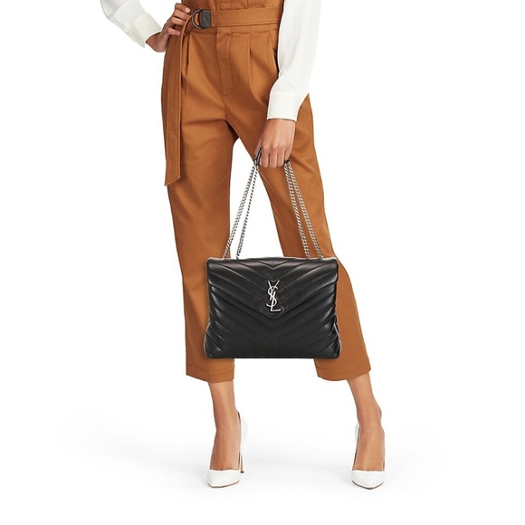 Medium Loulou Matelassé Leather Shoulder Bag - Picture 6 of 7